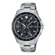 卡西歐（CASIO）海洋之謎系列黑盤超薄太陽能手表多功能石英男士商務(wù)休閑腕表 OCW-S7000-1A2JF