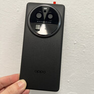 適用于oppo原裝后蓋findx6玻璃x6pro純原廠手機電池蓋后殼 findx6pro云墨黑 帶閃光燈