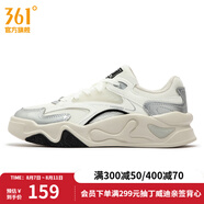 361度女運(yùn)動(dòng)鞋秋季新款361度女板鞋 羽毛白/銀白色 36