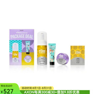貝玲妃（benefit）旅行護膚套裝3件縮毛孔爽膚水60ml清潔面膜30ml面霜7ml隨機刷子 No Color 97ml