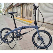 DAHON大行p10折疊自行車大行大行p10pro折疊車大行p8折疊自行車 標準版-霧霾藍色-彥豪油碟 20英寸