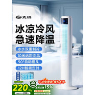 先鋒空調(diào)扇制冷機(jī)家用冷氣小型冷風(fēng)扇2025新款夏天降溫移動(dòng)小空調(diào) 【基礎(chǔ)旋鈕】空調(diào)級(jí)冷風(fēng)+送8塊冰晶+全屋制冷