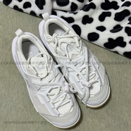 耐克（NIKE） Zegamadome x Sacai 聯(lián)名 解構(gòu) 黑白灰厚底跑鞋 HQ8618-100 白色(HQ8618-100) 36.5