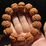 山中玉金剛菩提手串尼泊爾菩提子原籽龍鱗紋盤(pán)文玩大五瓣精品生日禮物 [收藏]五瓣蜂窩金剛菩提20-21mm