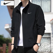 耐克（NIKE）外套男裝上衣 25夏季新款運動服梭織立領防風衣休閑透氣速干夾克 Dri-FIT快干/薄款熱推/曬圖退10 2XL （185/100A）