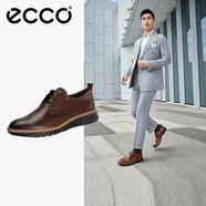 愛步（ECCO）皮鞋男 男士皮鞋夏季休閑皮鞋透氣軟底商務(wù)德比鞋 適動混合836404 棕色83640401053 42