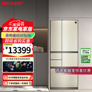 夏普日本原裝進(jìn)口502升多門(mén)冰箱自動(dòng)制冰節能變頻PCI凈離子群殺菌除異味嵌入式電冰箱SJ-GT50A-N 泫雅金