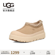 UGG春季男士厚底塔斯曼時尚休閑鞋 1144096MSDC|芥末籽色/奶油色 43