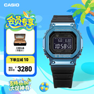 卡西歐（CASIO）G-SHOCK GMW-B5000卡西歐小方塊運動(dòng)男士手表 防水手表 【禮物】 GMW-B5000G-2PR太陽(yáng)能