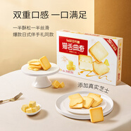 莎布蕾軟心曲奇夾心餅干早餐休閑零食爆漿軟心蔓越莓抹茶巧克力 貓舌曲奇108g