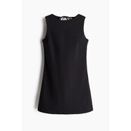 HM2025年夏季新款女裝時(shí)尚休閑露背棉質(zhì)連衣裙1270336 黑色 XS 155/76XXS