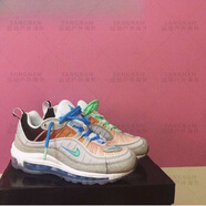 耐克（NIKE）Air Max98 新年粉白黑 白粉黃男女子全掌氣墊跑鞋CI9105-100 限定紐約CI1502-001  35.5