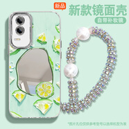 怡楓 適用榮耀GT手機(jī)殼鏡面新款60小清新SE油畫水果pro補(bǔ)妝鏡50全包防摔50se女款20青春版保護(hù)套9X 鏡面補(bǔ)妝殼-油畫青檸檬-s194 榮耀9X