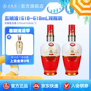 五糧液（WULIANGYE）【清涼季搶購(gòu)中】宜賓五糧液52度1618 濃香型白酒 52度 618mL 2瓶