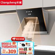 長(zhǎng)城（CHANGCHENG）抽油煙機(jī)小戶型側(cè)吸式油煙機(jī)家用小煙機(jī)小型大吸力吸油煙機(jī)小尺寸出租屋公寓自動(dòng)清洗 500mm_加寬小型X02A 自行安裝