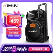 山水（SANSUI） A12-66廣場舞音響戶外K歌重低音藍(lán)牙音響便攜式移動舞臺拉桿音箱大功率擴(kuò)音器 基礎(chǔ)版（12寸重低音+無麥）