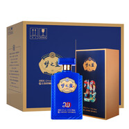 洋河藍色經(jīng)典 夢(mèng)之藍 JD20 綿柔濃香型白酒 52度 500mL 4瓶 整箱