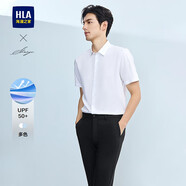HLA海瀾之家襯衫男短袖夏裝翻領(lǐng)商務(wù)通勤正裝白襯衣男面試職業(yè)工作裝 漂白14 M 170/88A 39推薦127~136斤