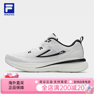 斐樂(lè)（FILA）斐樂(lè)柔云1+情侶跑鞋2025夏季新款透氣運(yùn)動(dòng)鞋男鞋體測(cè)跑步鞋 【男】白中白-BA 39