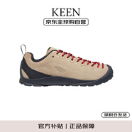 KEEN科恩 Jasper七夕情人節(jié)禮物麂皮山系輕量露營(yíng)登山徒步鞋 女款銀貂色