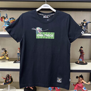 班尼路（Baleno）夏季海賊王新品男裝時(shí)尚潮流青少年印花休閑短袖恤16901039 01047_黑色 XS