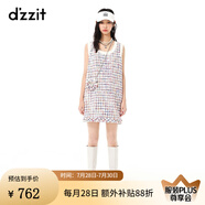 DZZIT【爆款補單】花包小香裙地素夏季新款粗花呢小香風(fēng)吊帶背心連衣裙 花色（批次1） XS