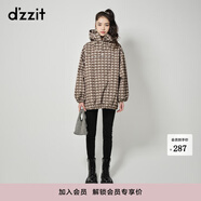 DZZIT地素牛仔破洞打底褲秋冬彈力修身版型小腳褲小眾女 黑色 XS