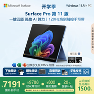 微軟（Microsoft）Surface Pro 第11版 二合一筆記本電腦 國家政府補貼20% 輕薄本 AI+PC 驍龍X Plus 16G 512G寶石藍