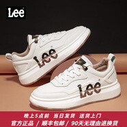 Lee/Modern 男鞋夏季新款男士休閑鞋時尚厚底板鞋舒適百搭鞋子男潮鞋 白色 【主推四季款】 42 【偏大/請拍小一碼】