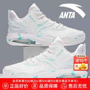 安踏（ANTA）空域4｜籃球鞋男運(yùn)動(dòng)鞋夏季低幫減震耐磨戶外實(shí)戰(zhàn)透氣訓(xùn)練鞋子 【KT3 Team2代】白/霧灰/藍(lán)-1 39 (245mm)