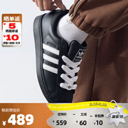 ADIDAS阿迪達(dá)斯經(jīng)典時(shí)尚貝殼頭運(yùn)動(dòng)板鞋（三葉草系列休閑小白鞋男女） 黑白JI0216 39