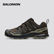 薩洛蒙（Salomon）男款 戶外運動防水透氣減震耐磨穩(wěn)定防護(hù)徒步鞋 XA PRO 3D v9 GTX 暗棕色 478818 8 (42)