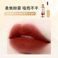 莉茲口紅唇釉輕糯柔霧唇泥啞光霧面不沾杯生日七夕情人節(jié)禮物送女友 01# 摩卡紅棕