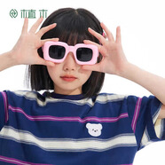 植木童裝男女童T恤中大童撞色條紋短袖T兒童恤上衣 深藍色    150   