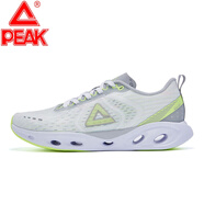 匹克（PEAK）悅跑10代跑步鞋男2025春季新款輕便透氣緩震防滑耐磨男女跑鞋 大白/淺灰 E222017H 36