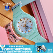 卡西歐（CASIO）【七夕禮物】女手表BABYG多彩夏日BGA-320海洋系運動學生電子表 BGA-320-3APR夏日海洋藍