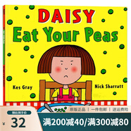 Daisy Eat Your Peas 吃豆子不挑食 廖彩杏吳敏蘭書單 英文原版兒童繪本 Nick Sharratt 啟蒙學(xué)習(xí)英文版 圖畫故事書 親子互動 綠山墻