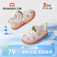 牧童兒童涼鞋寶寶學(xué)步鞋女夏鏤空透氣機(jī)能鞋嬰兒防撞鞋子男 芭樂粉18