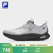 斐樂(lè)（FILA）官方男鞋NUVOLE JOG路跑鞋2025夏新款柔云健步鞋運(yùn)動(dòng)鞋 雨霧灰-NC 39