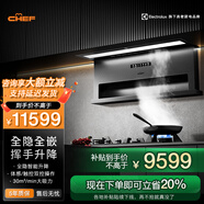 CHEF廚師電器家用油煙機(jī)燃?xì)庠钐籽b智能煙灶聯(lián)動(dòng)一體大吸力吸油煙機(jī)三眼灶 【全隱煙機(jī)Y100】隱藏式|可升降|30立方大吸力