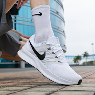 耐克（NIKE）跑步鞋男鞋 2025新款夏季跑鞋氣墊AIR ZOOM運(yùn)動(dòng)鞋 飛線-白黑-輕便透氣 44