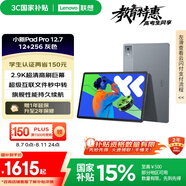 聯(lián)想小新PadPro12.7 2025款平板電腦 國家補貼15% 2.9K高刷全面屏 娛樂(lè )學(xué)習 10200mAh 12+256G大象灰