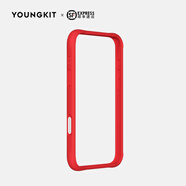 猿氣「動(dòng)感II」適用iphone16pro手機(jī)殼磁吸透明相機(jī)按鍵全包防摔iphone16promax保護(hù)套超薄液態(tài)硅膠殼 【紅色】紅框 iPhone 14 Pro