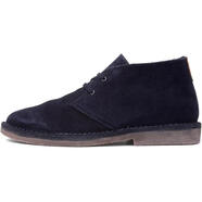 暇步士（Hush Puppies）男士輕便防水 suede 靴舒適緩震休閑工裝靴 Navy 42