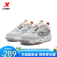 特步（XTEP）門(mén)店同款啟浪CTR板鞋男2025夏季新款復(fù)古情侶休閑鞋 幻影灰 40