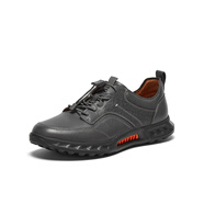 暇步士（Hush Puppies）商場(chǎng)同款秋新款舒適百搭簡(jiǎn)約男休閑鞋A2X04CM4 深灰 38