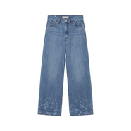 Levi's李維斯Levi's25年春夏新款女士高腰闊腿牛仔褲A6081 藍色 24 /32