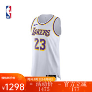 NIKE耐克NBA-洛杉磯湖人詹姆斯Authentic Jersey成人速干球衣夏季 詹姆斯 2XL
