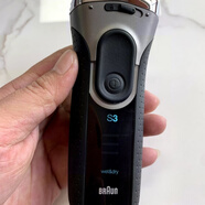 博朗（BRAUN）剃須刀3系3000s 320s男士往復式充電式胡須刀可水洗原裝 3系3080s銀黑+充電器+收納盒