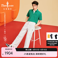 比音勒芬（Biemlfdlkk）【丁禹兮同款】2025春夏新款時尚男鞋拼接抗菌防臭板鞋休閑鞋百搭 35深藍色 43